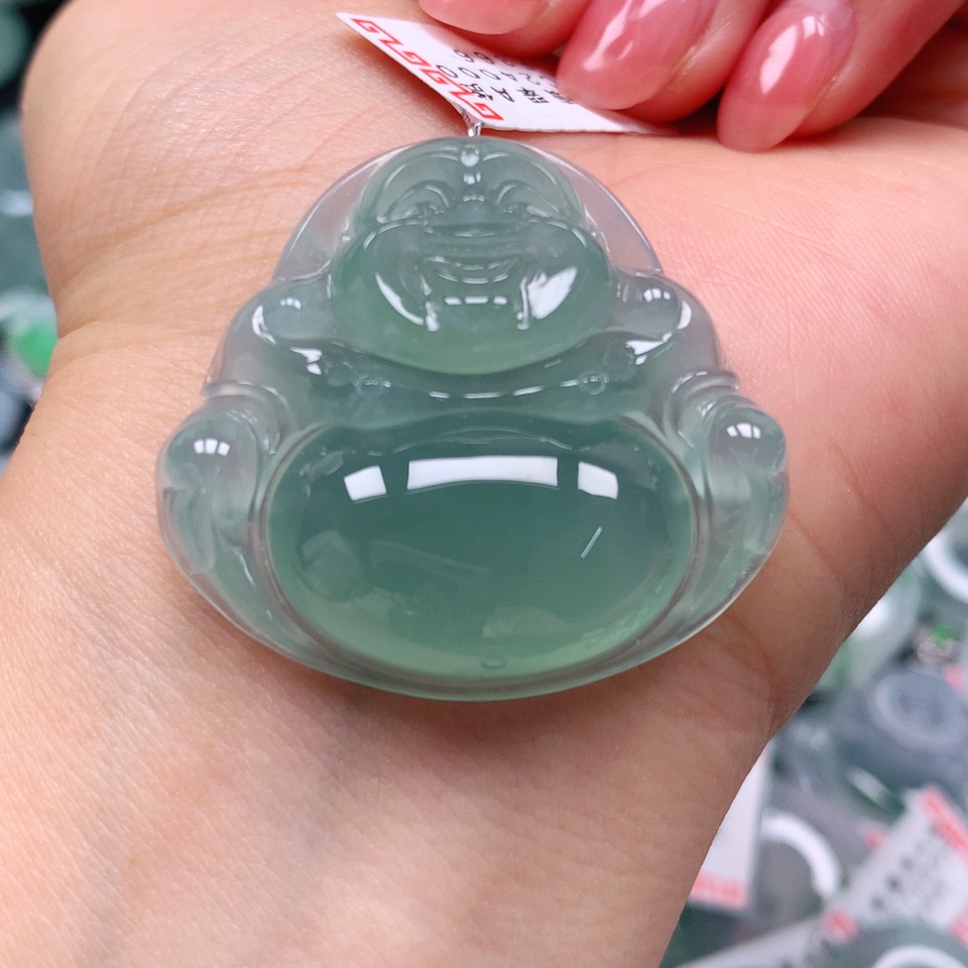 翡翠颈饰未镶嵌十*呀天然翡翠