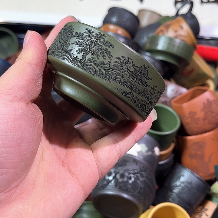 茶杯紫砂全手工紫砂主人杯
