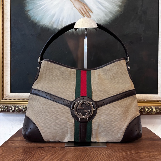 95新 GUCCI/古驰 gucci单肩包/007241/尺寸35*26