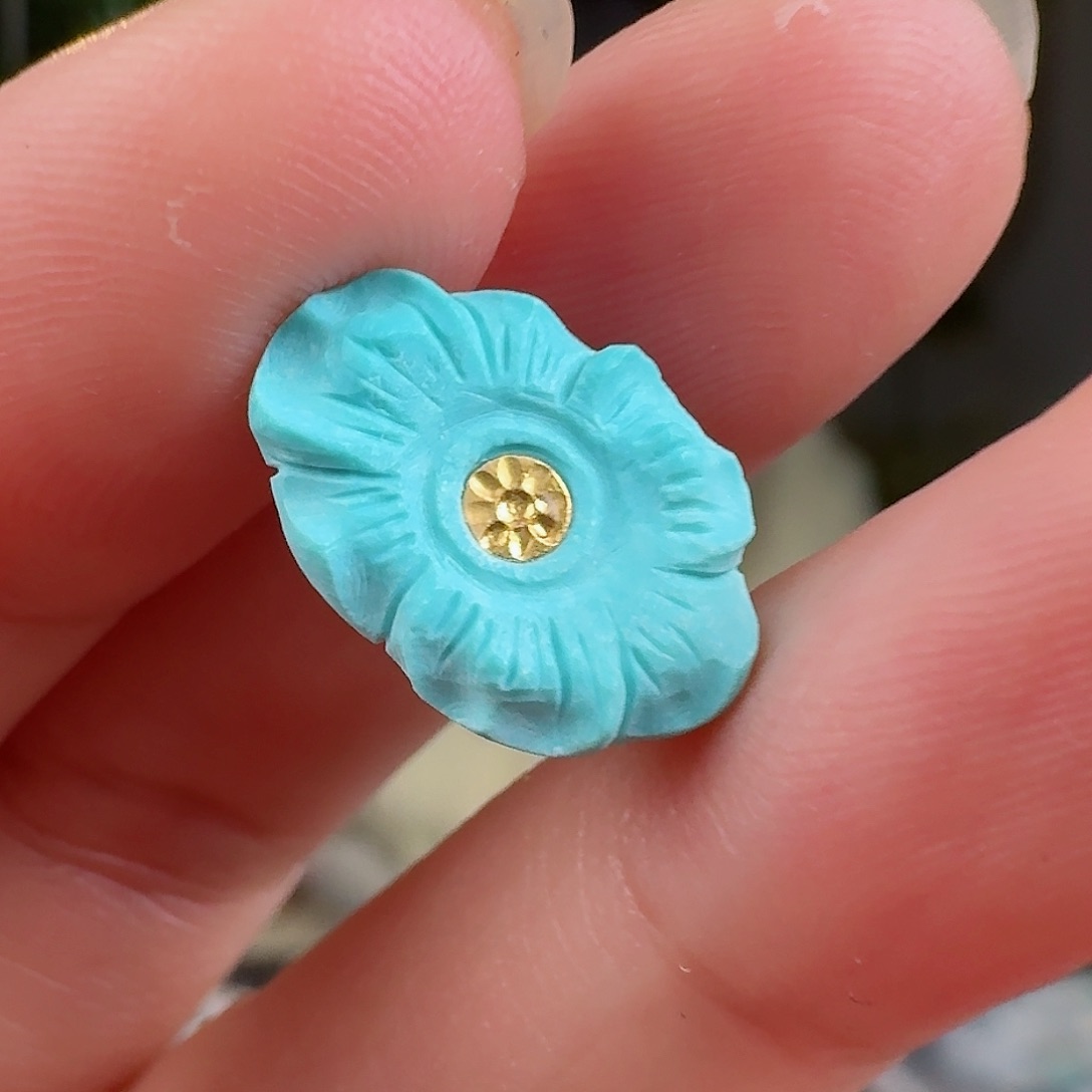 绿松石珠宝奇石未镶嵌