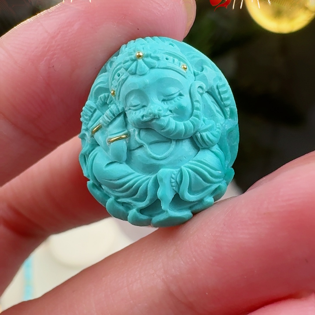 绿松石珠宝奇石未镶嵌