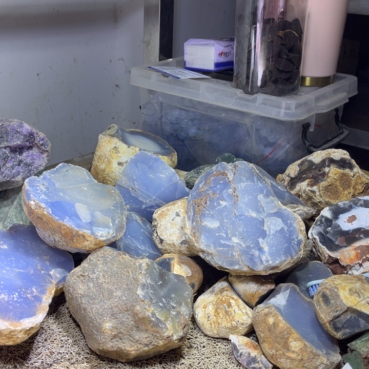 玉天然石原石摆件创意