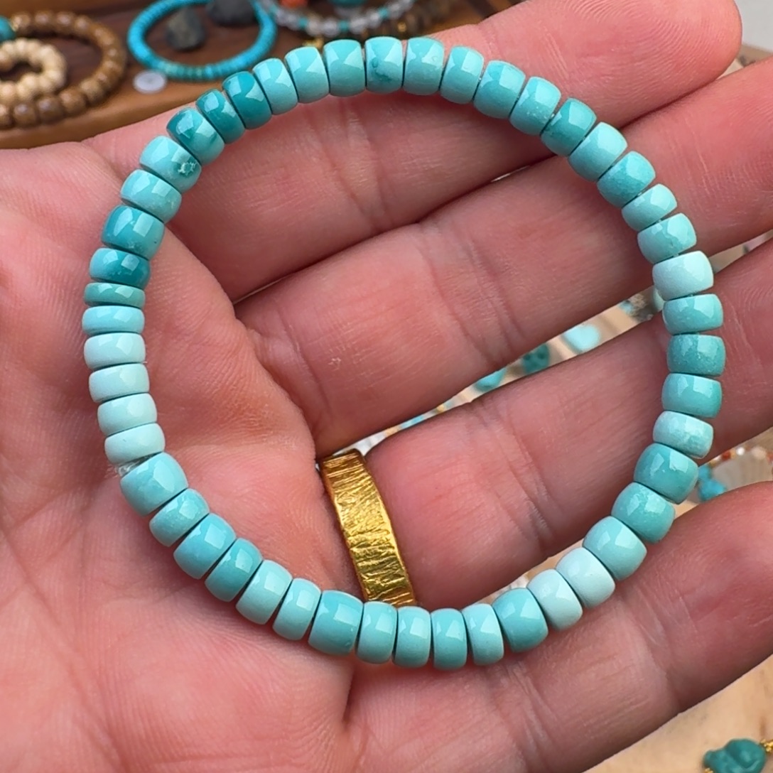 绿松石未镶嵌手链