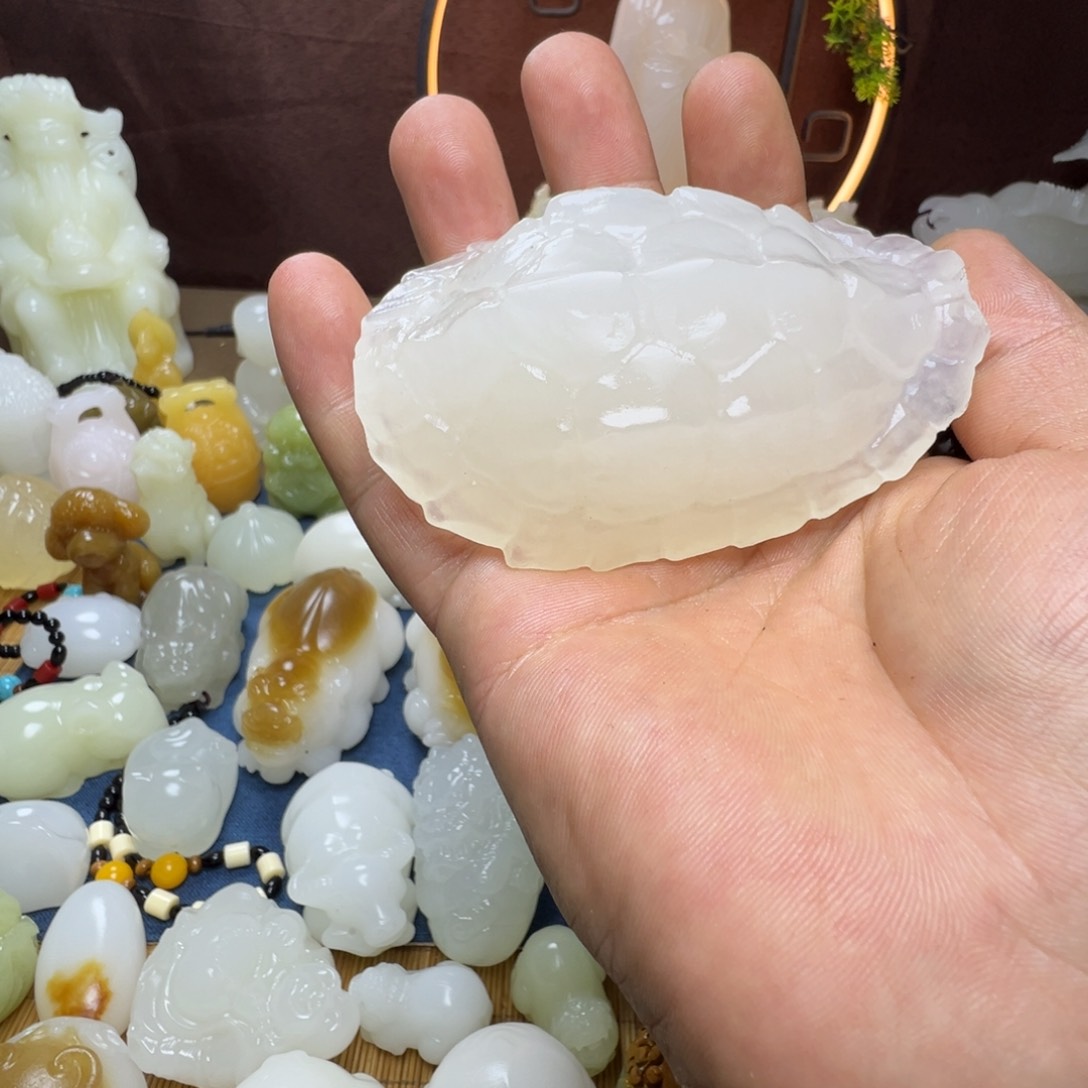 石材可****a手工雕刻龟壳