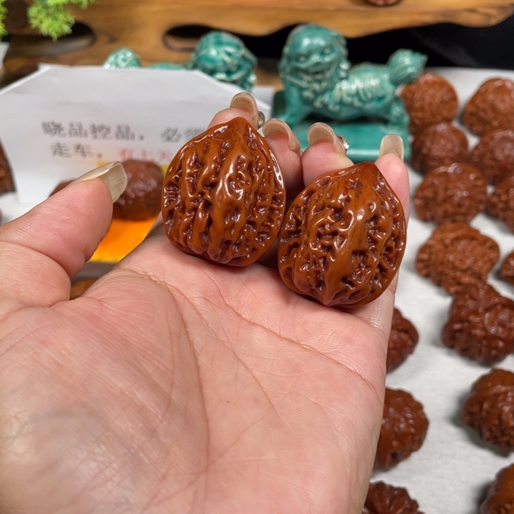 锌***吊坠文玩核桃鸡心3LXP#00#