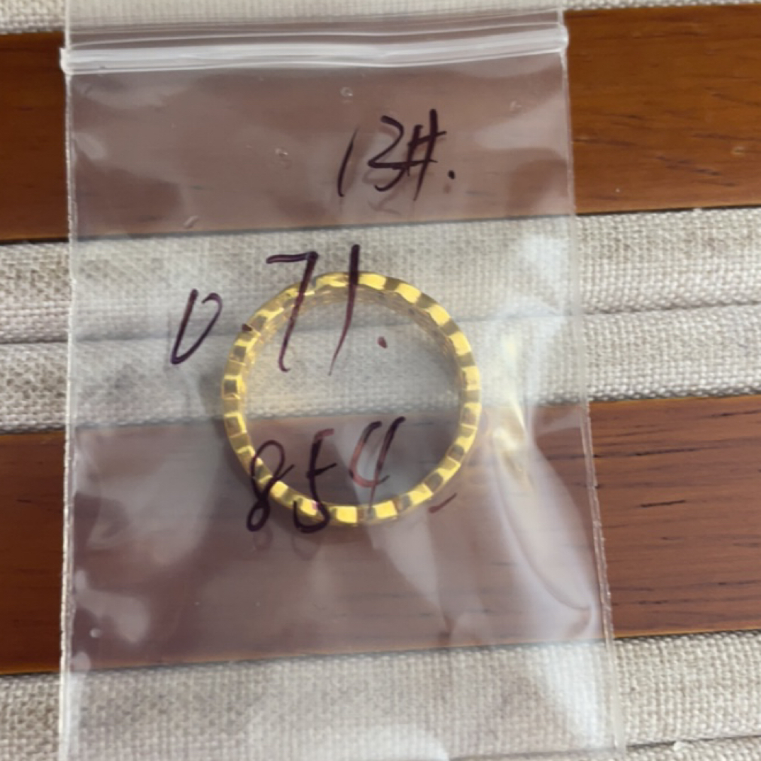 克重0.71 13号 钱多多戒指 足金999