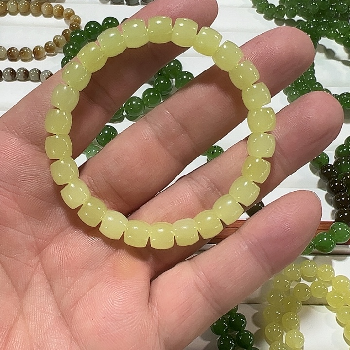 项圈未镶嵌和田玉（黄玉）
