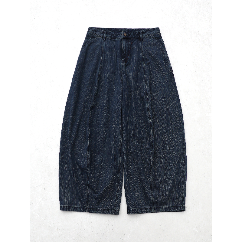 MASONPRINCE  弯刀阔腿裤