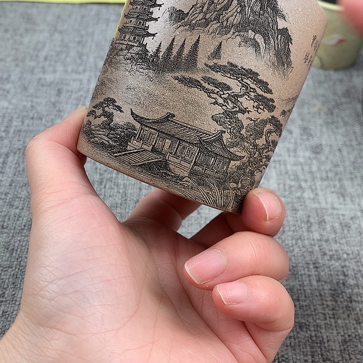 紫砂茶杯高端主人杯