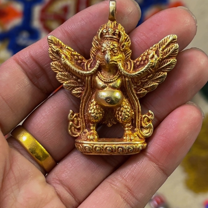 铜星月菩提吊坠项链