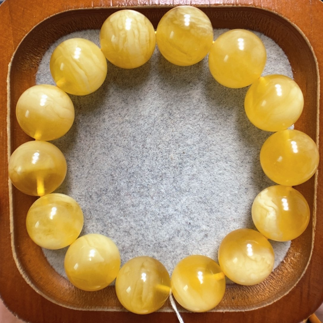 蜜蜡手串未镶嵌蜜蜡手串