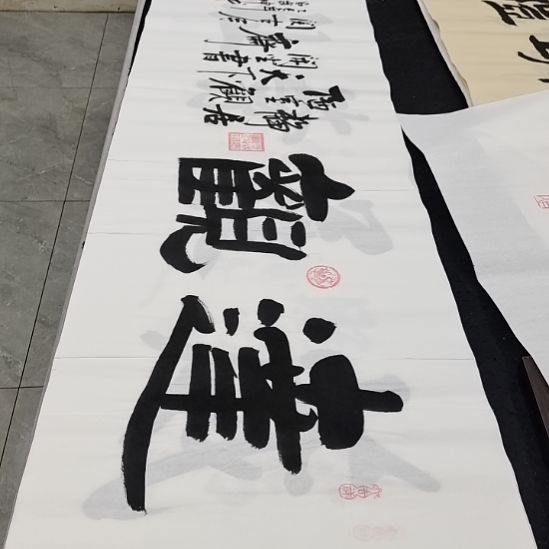 翰墨白武坤老师作品一副
