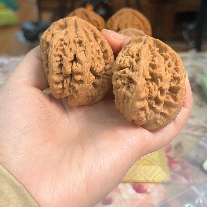 文玩核桃把件非嫁接大粗筋