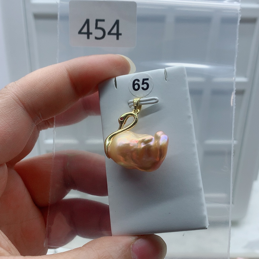 吊坠(不含链)合金淡水珍珠