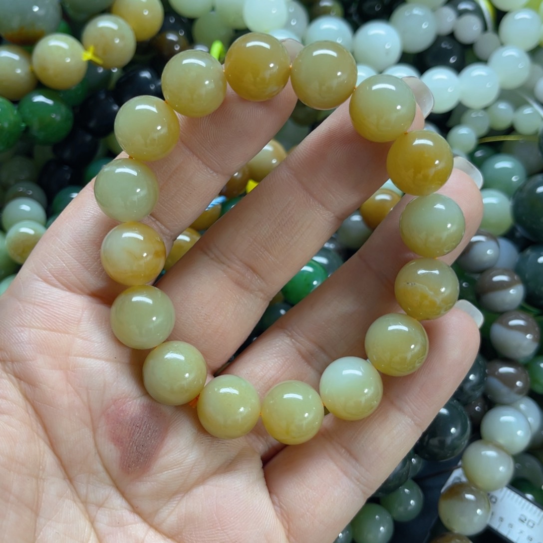 和田玉手链未镶嵌