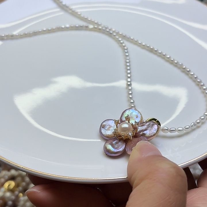 耳饰淡水珍珠合金