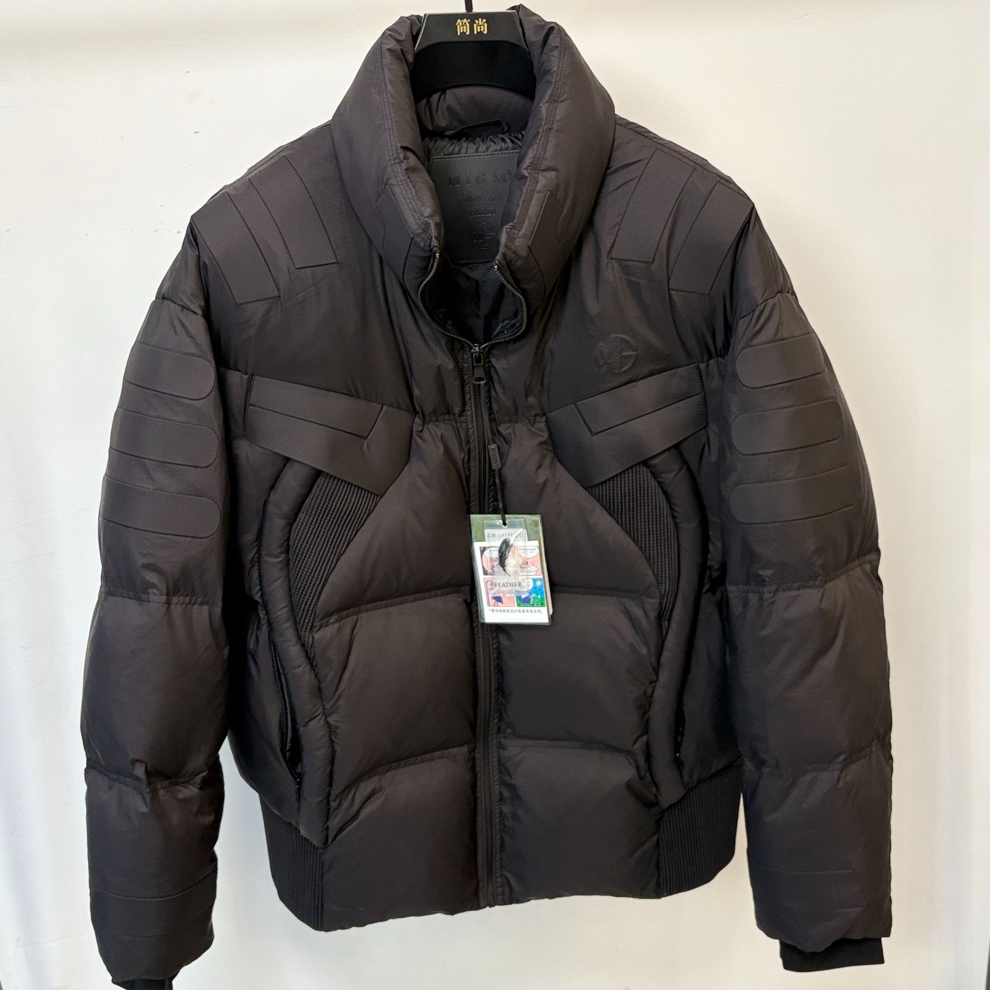 【温州城】潮牌网红羽绒服90绒男时尚高端短款帅气立领保暖休闲外套