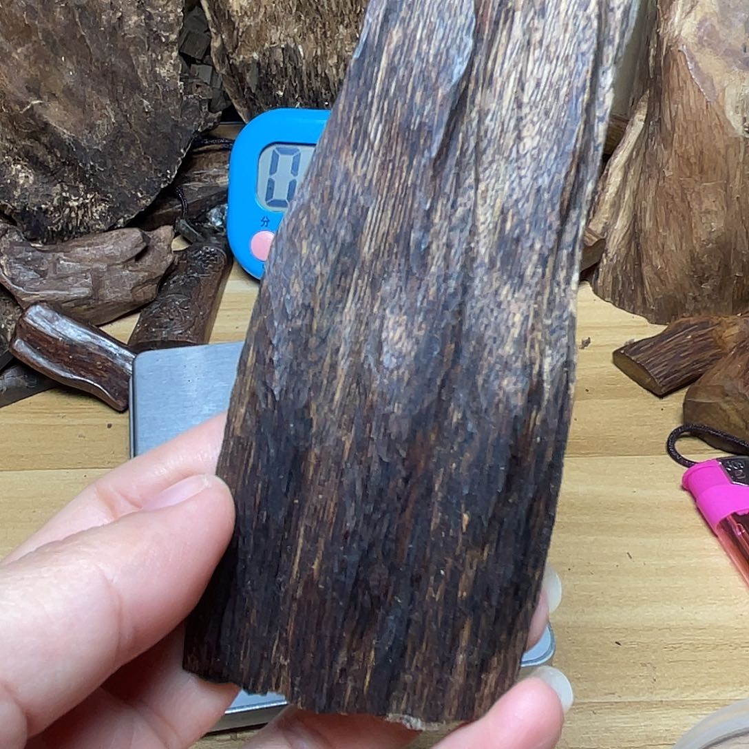 庄***园沉香文莱黑棋原料12.6克