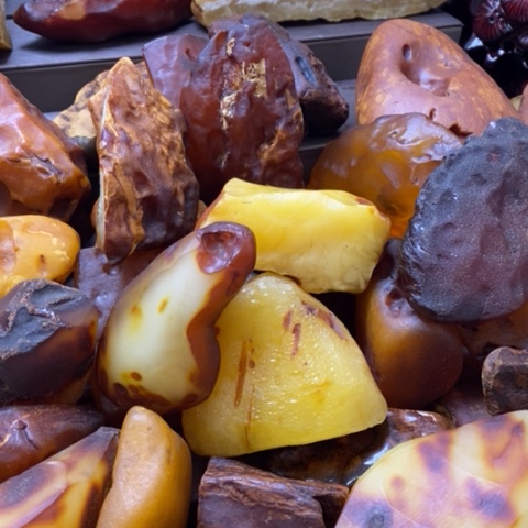 定制琥珀未镶嵌琥珀蜜蜡原石定制