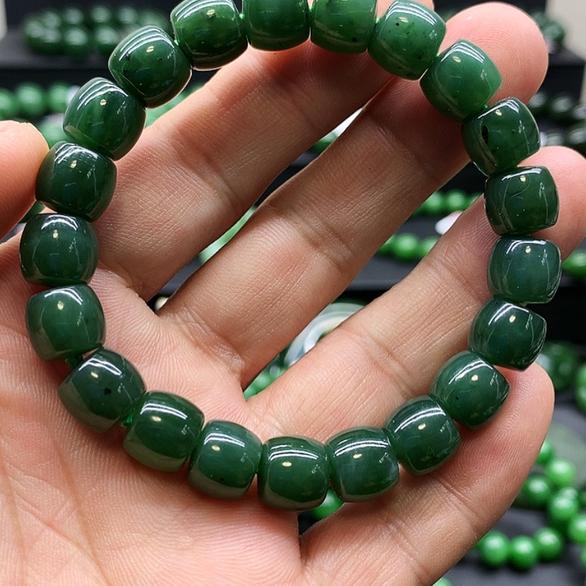 【闪购商品】和田玉（碧玉）手链未镶嵌