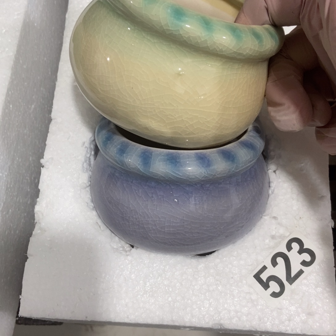 红陶高温陶瓷花盆