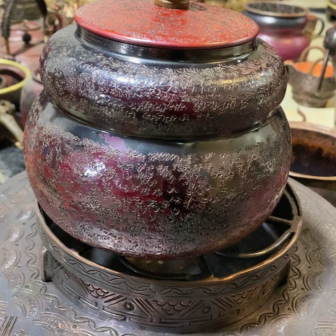 葫芦淬火色茶叶罐