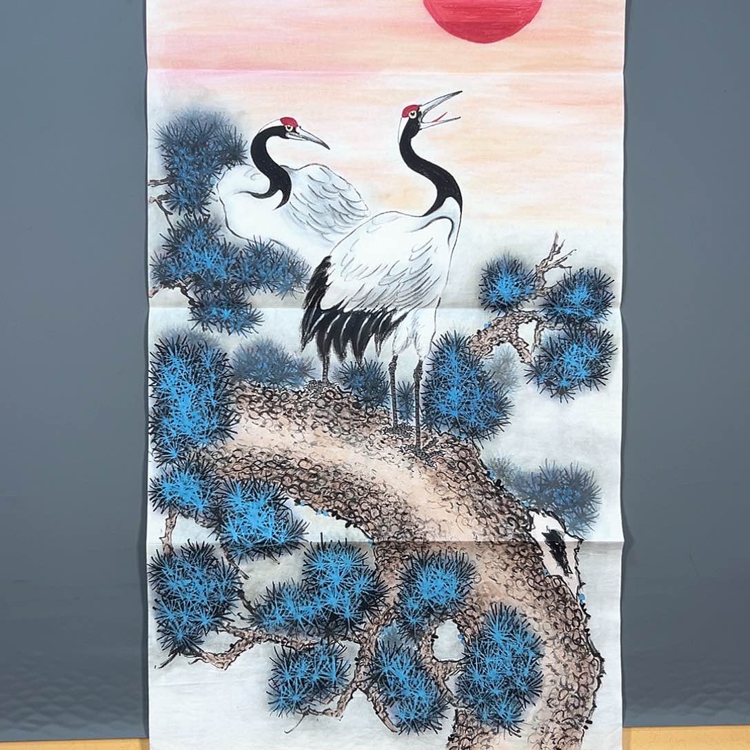 国画382 牡丹一如您飘逸一派