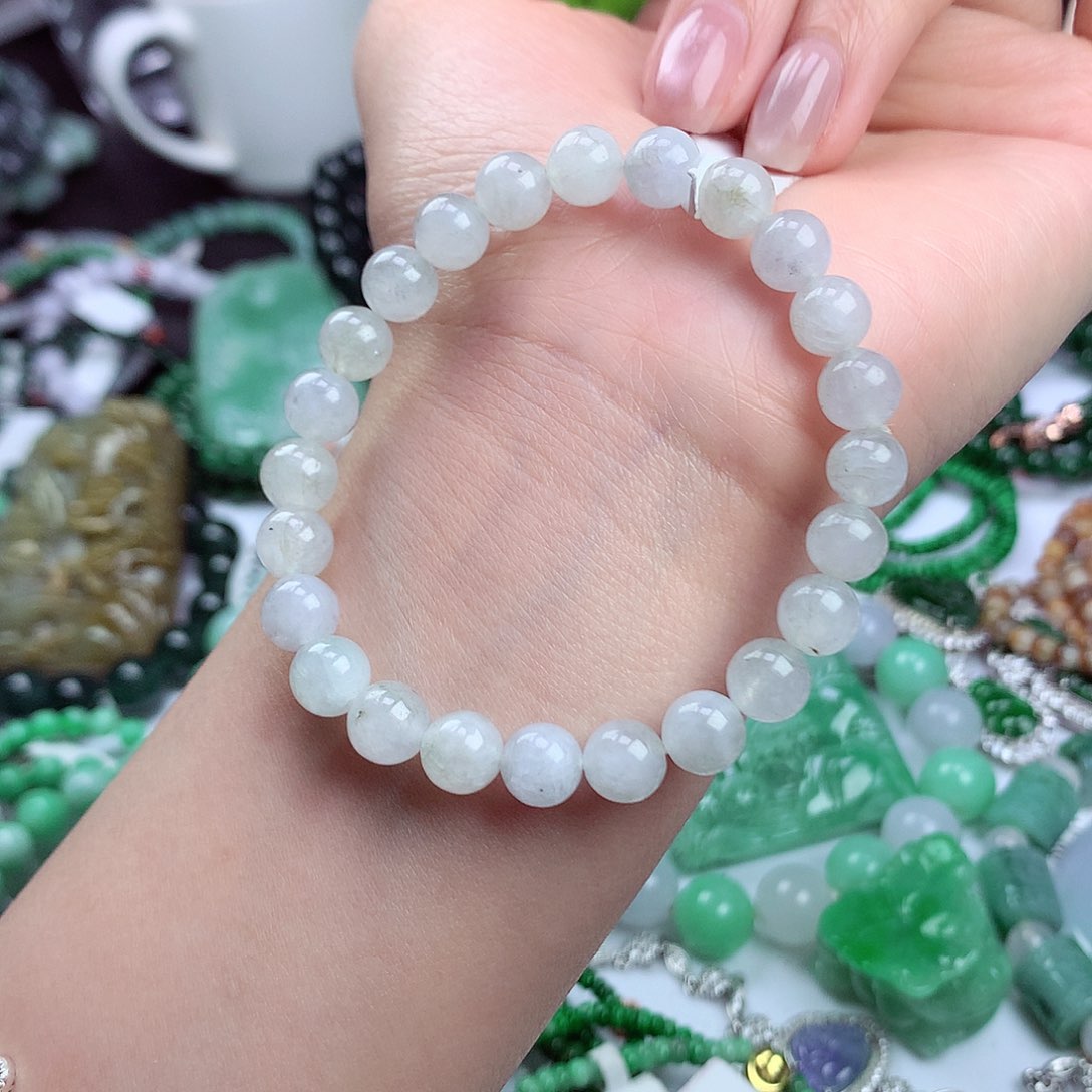 翡翠未镶嵌颈饰手串