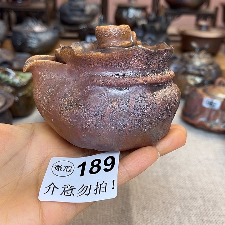 裸柴烧陶瓷手工茶器