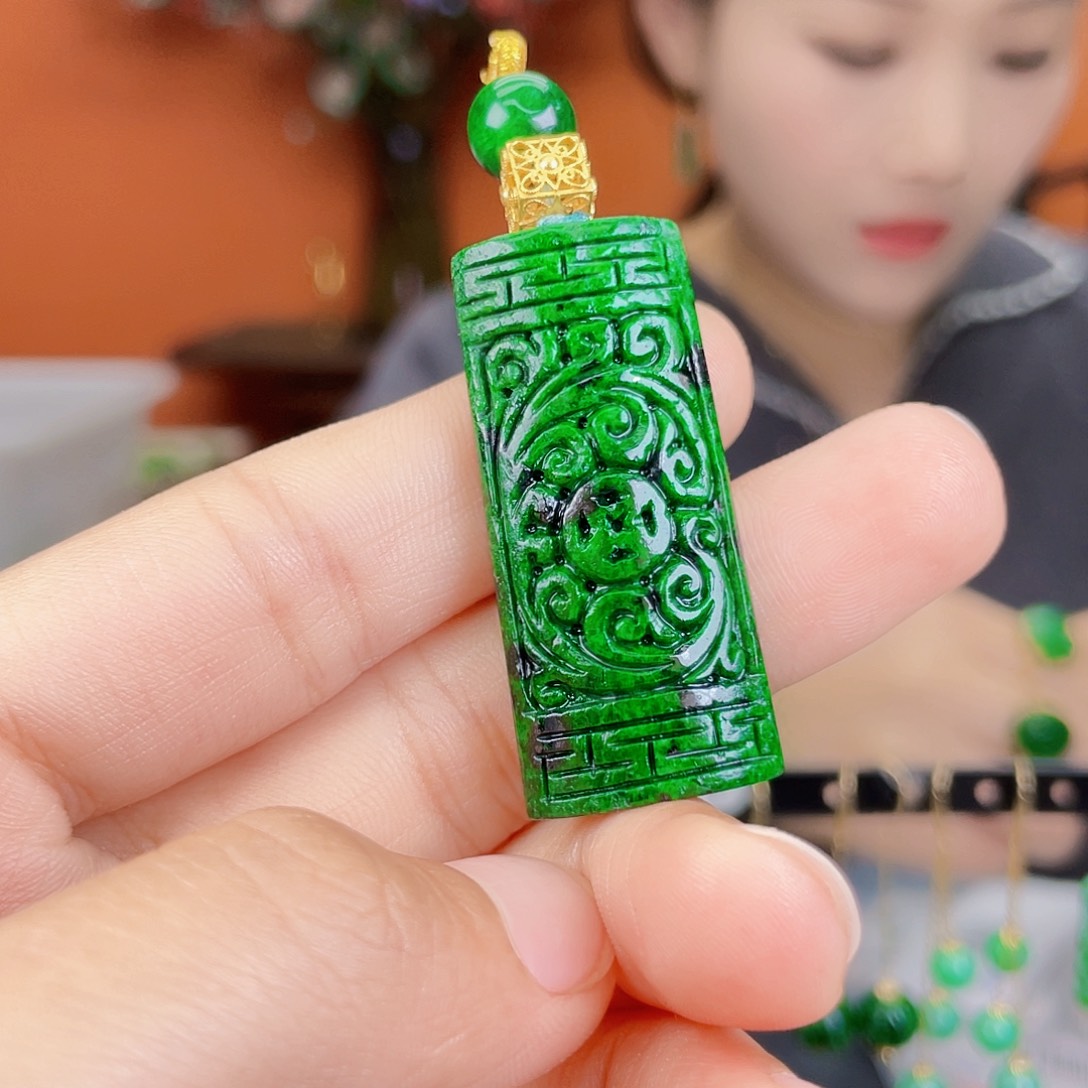 翡翠未镶嵌耳饰饰品