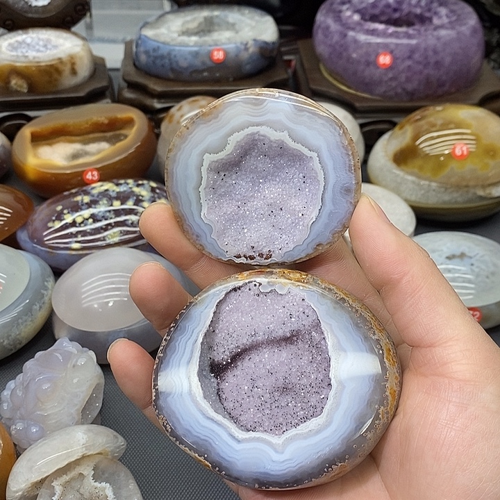 摆件未镶嵌紫晶聚宝盆