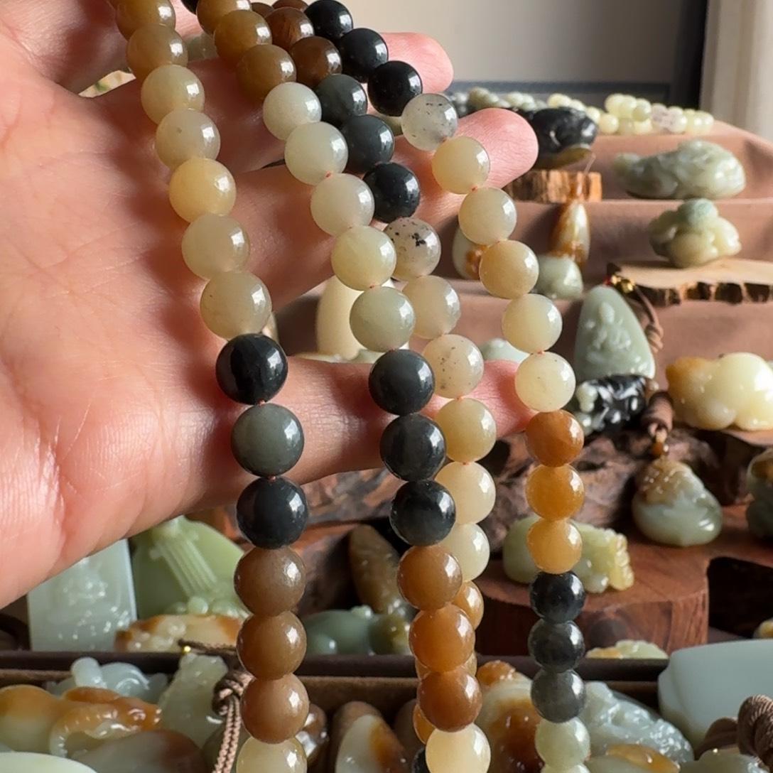 和田玉（糖玉）未镶嵌手链