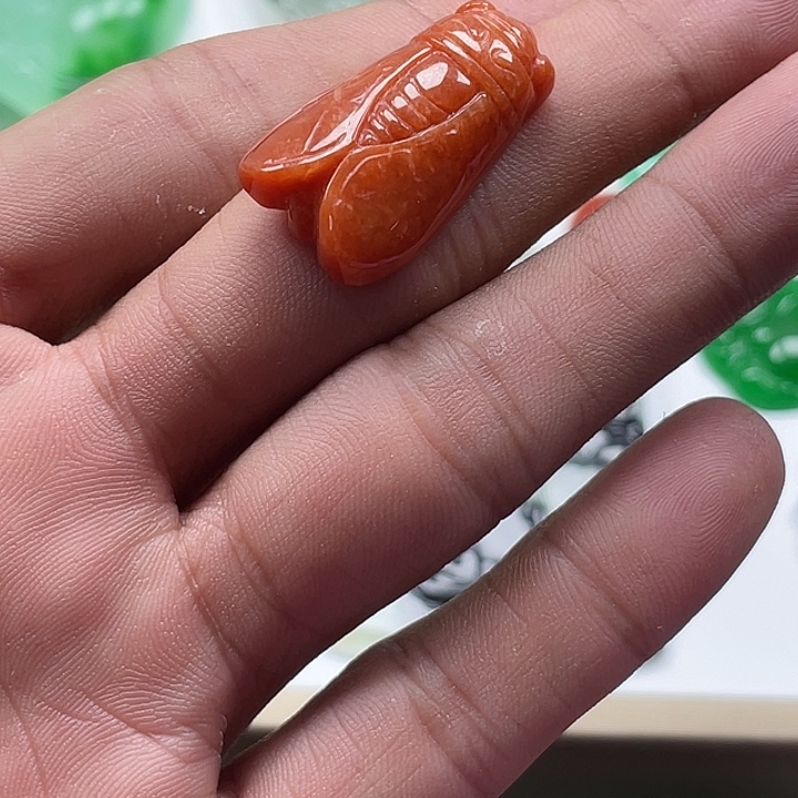 翡翠散珠拍单联系客服备注圈口30