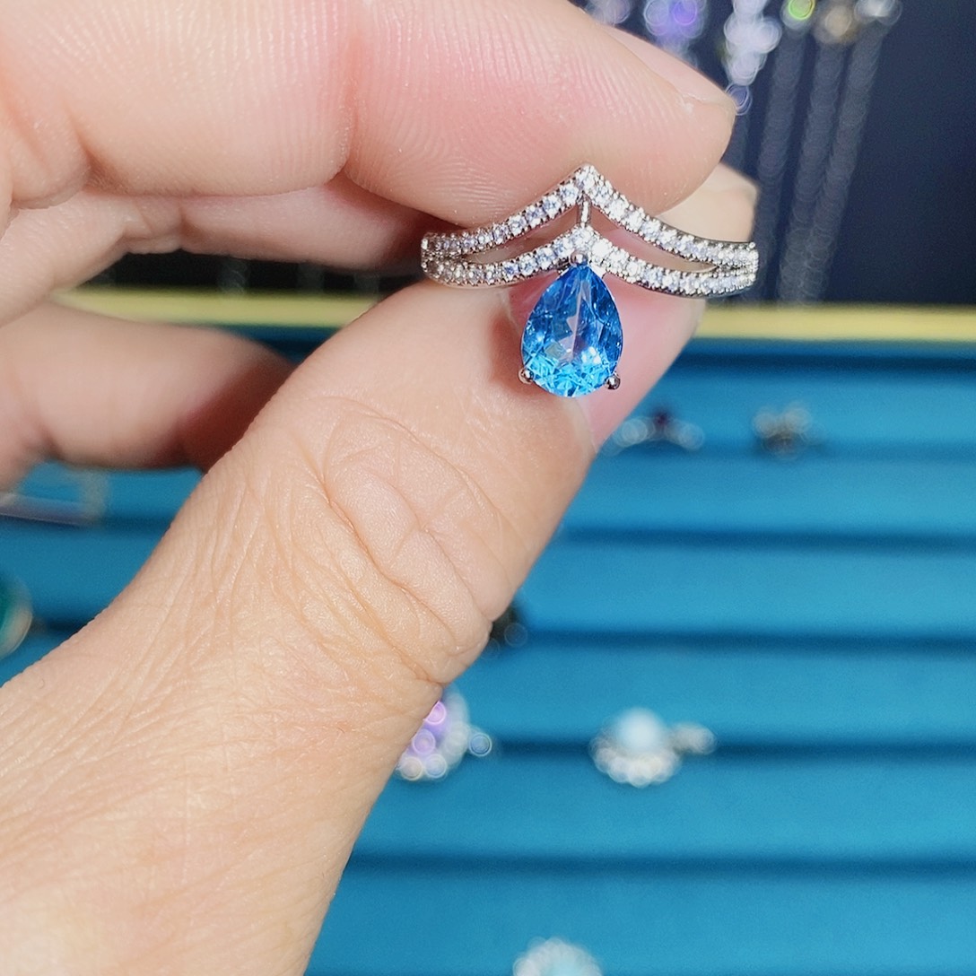 紫晶珠宝半成品银S925镶嵌