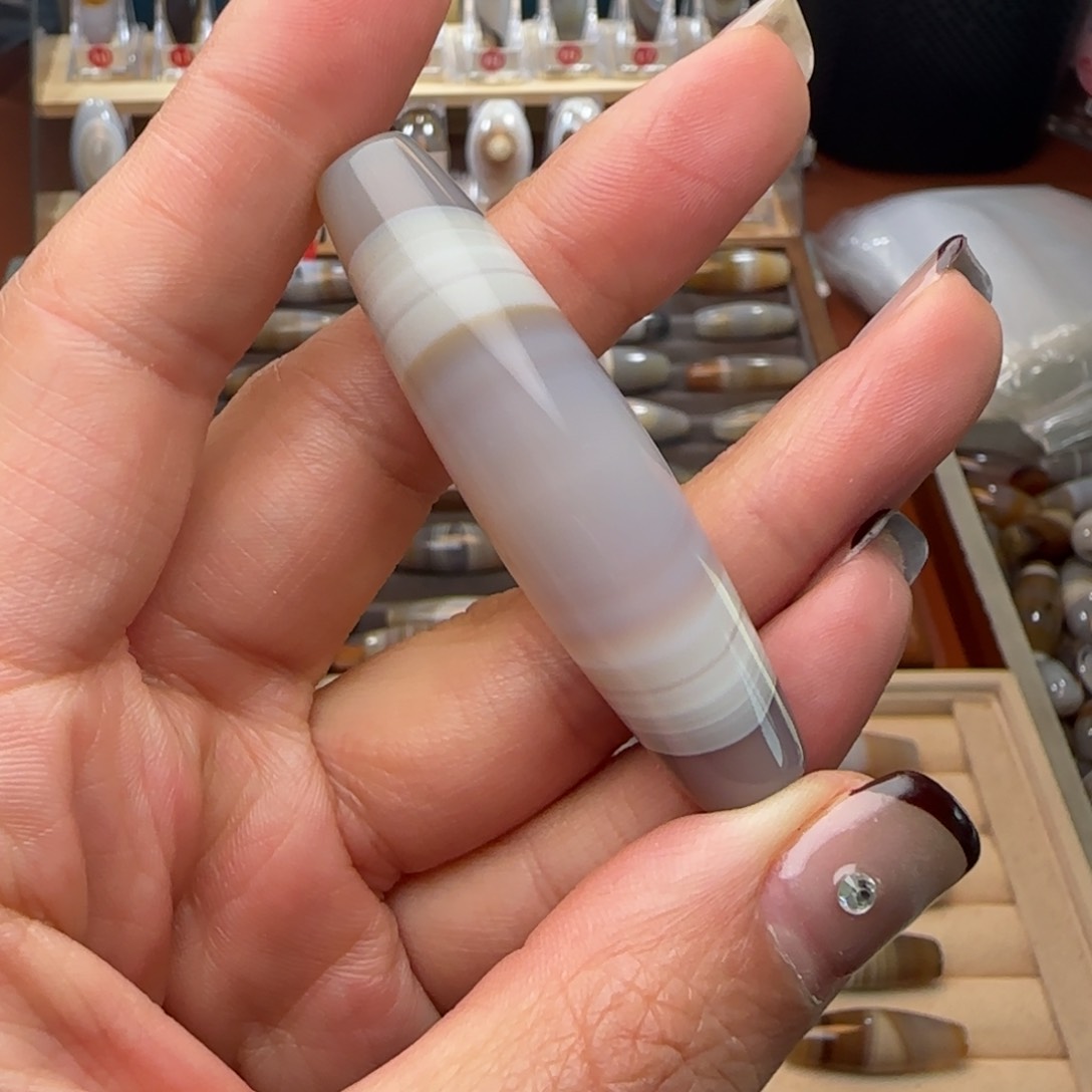 玛瑙/玉髓单珠未镶嵌