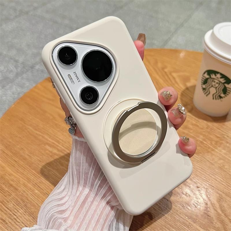 适用华为pura70Ultra新款手机壳p70pro情侣简约纯色p70液态硅胶防