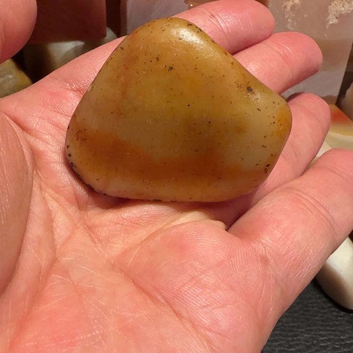 老挝石田黄原石，