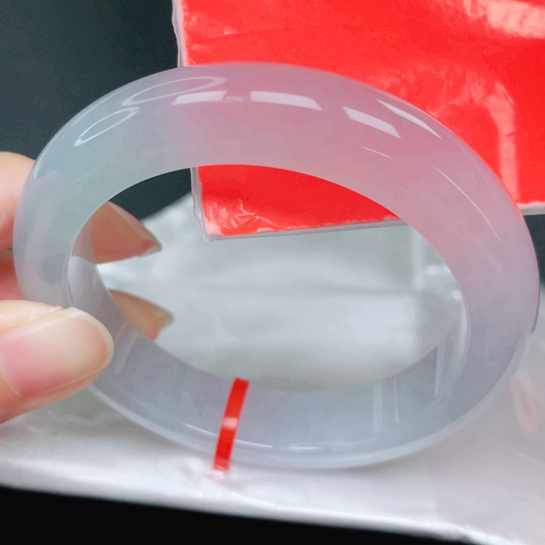 翡翠未镶嵌手镯53圈