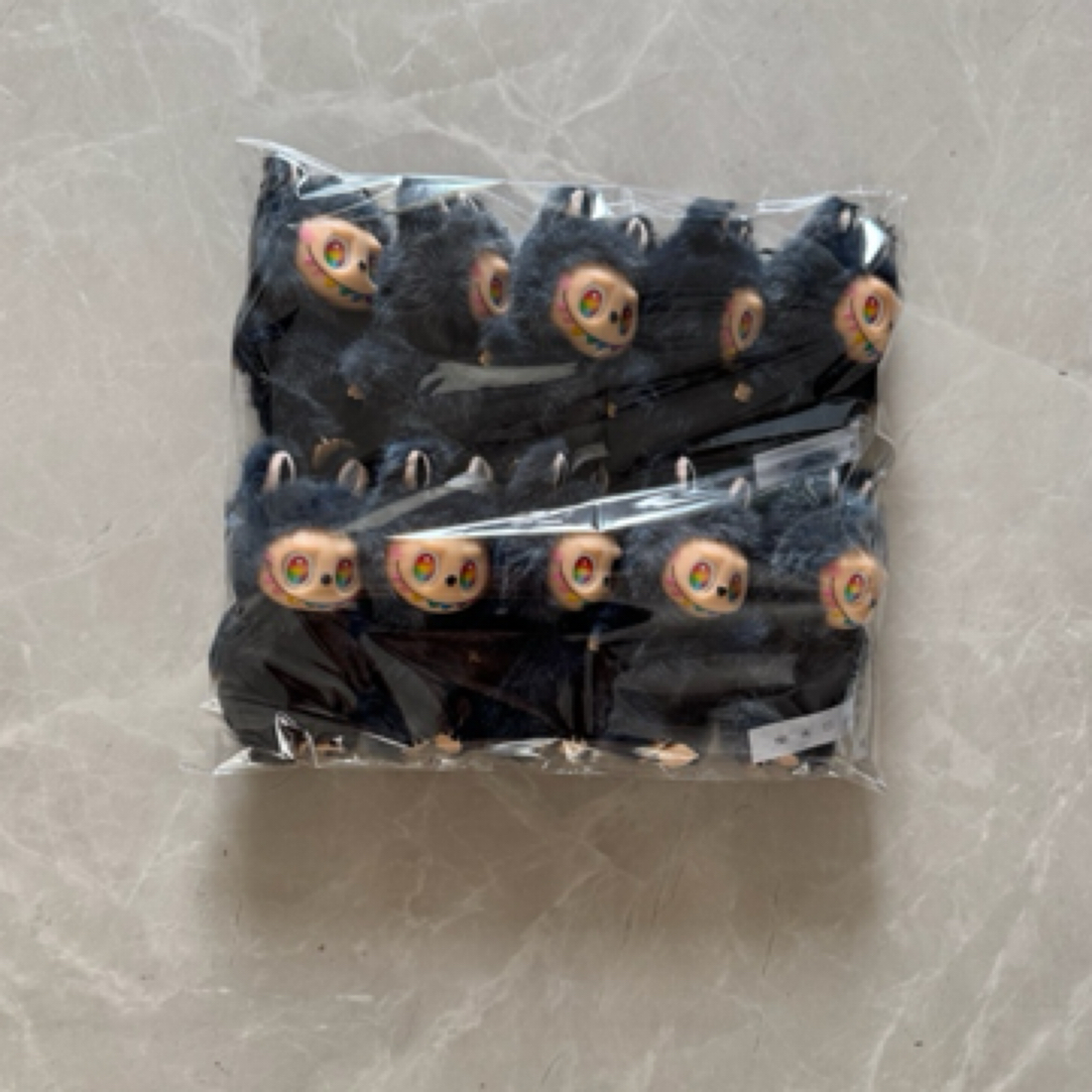 可爱毛绒啪啪圈娃娃手腕款玩具公仔十个装