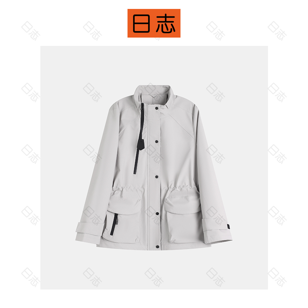 PIPO【第二批】立领运动户外防水拉链显瘦舒适防风冲锋外套DD53C005