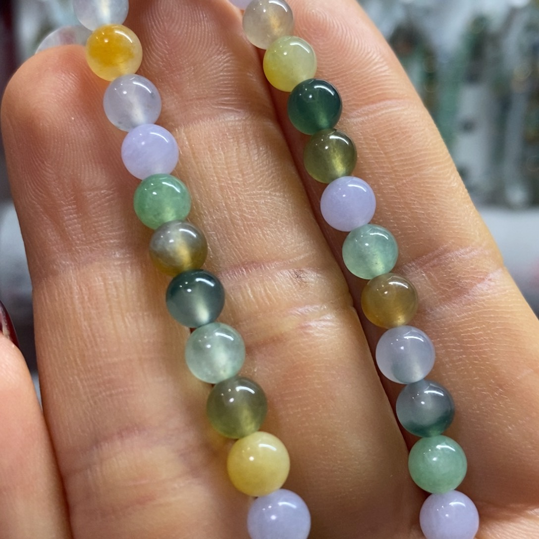 翡翠手链未镶嵌买断