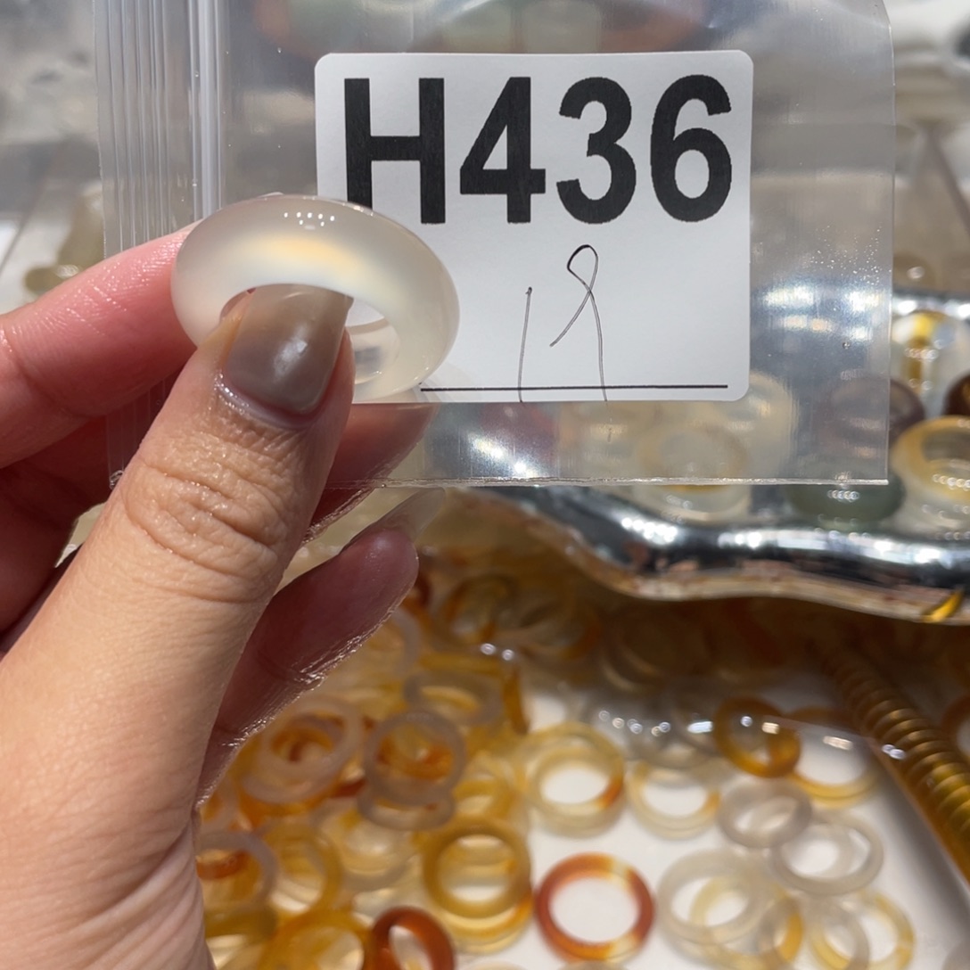 玛瑙/玉髓未镶嵌戒指436