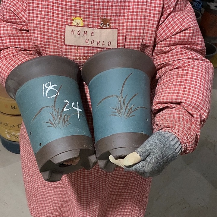 紫砂花盆紫砂花盆