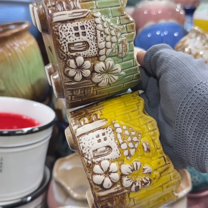 凑9米包邮，有孔，陶瓷花盆