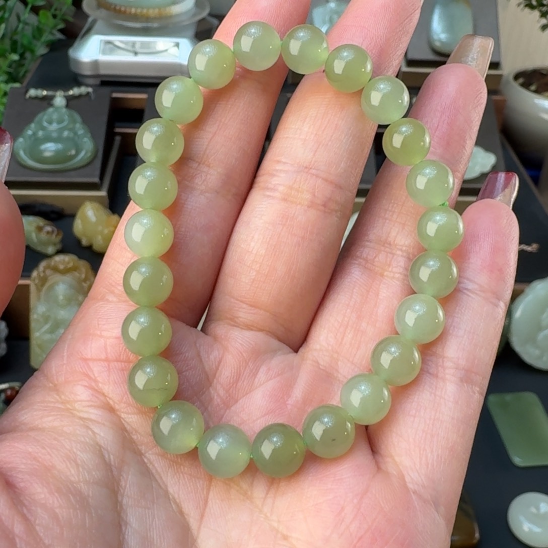 和田玉手链未镶嵌