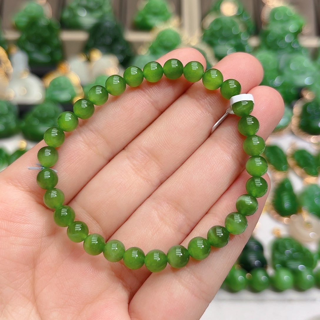 和田玉（碧玉）手串未镶嵌