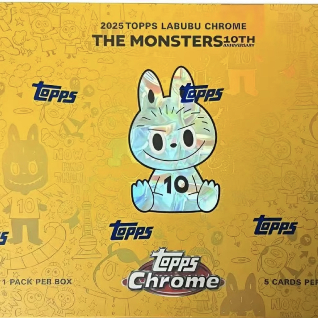 25 Topps Chrome Labubu 收藏卡 