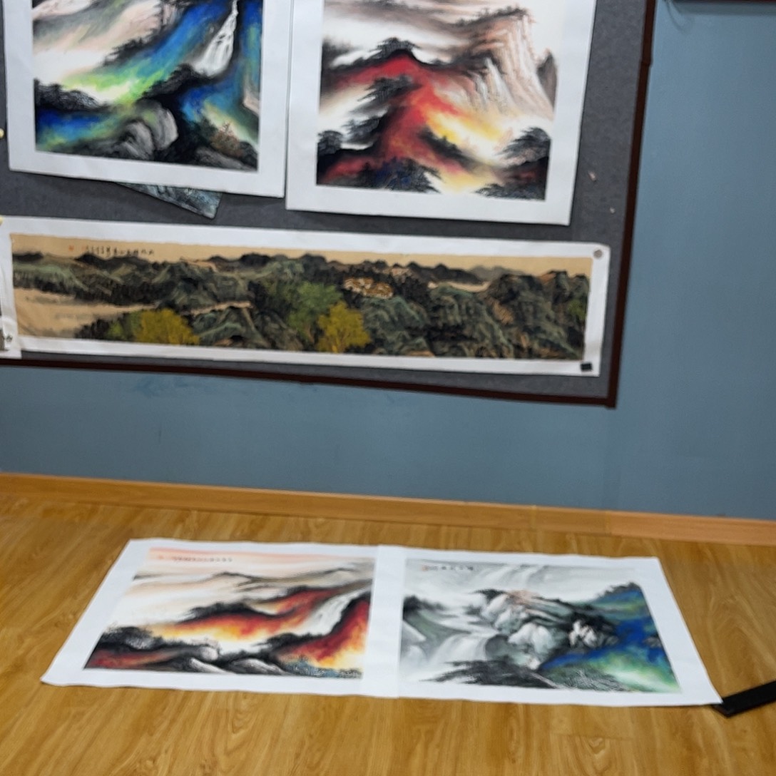 王*姜奇老师山水作品