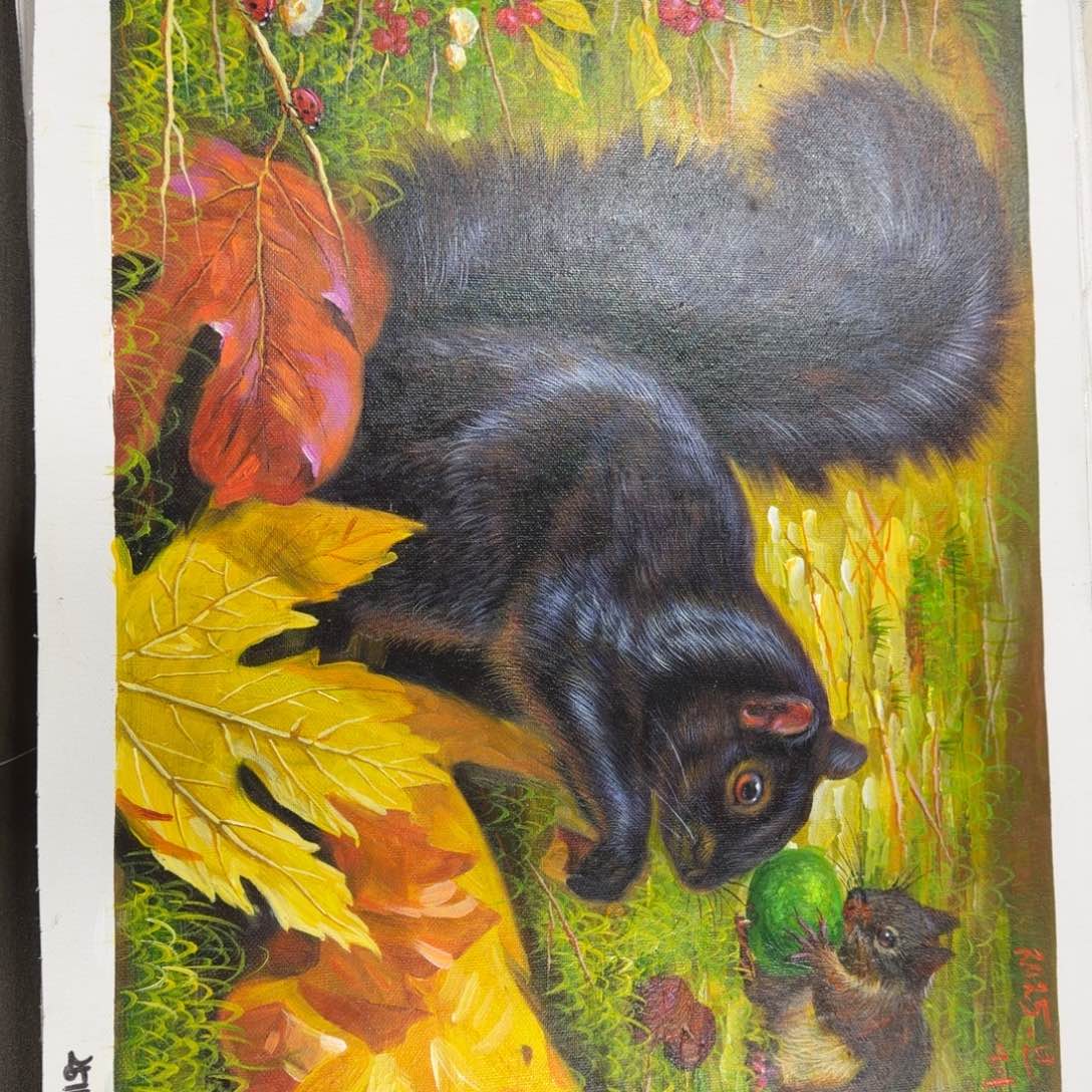 油画我也想要这样一