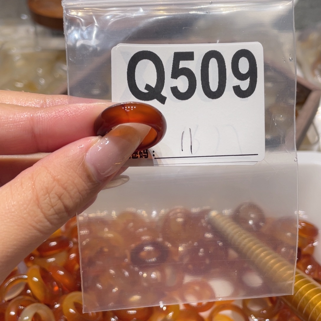 玛瑙/玉髓未镶嵌戒指509